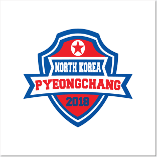 Team North Korea Pyeongchang 2018 Posters and Art